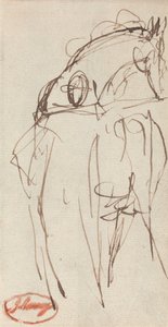 Hombre y caballo de George Romney
